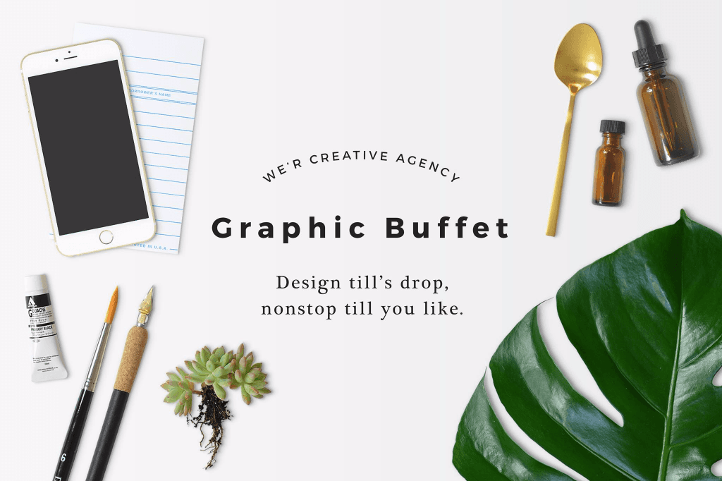 graphic buffet cover