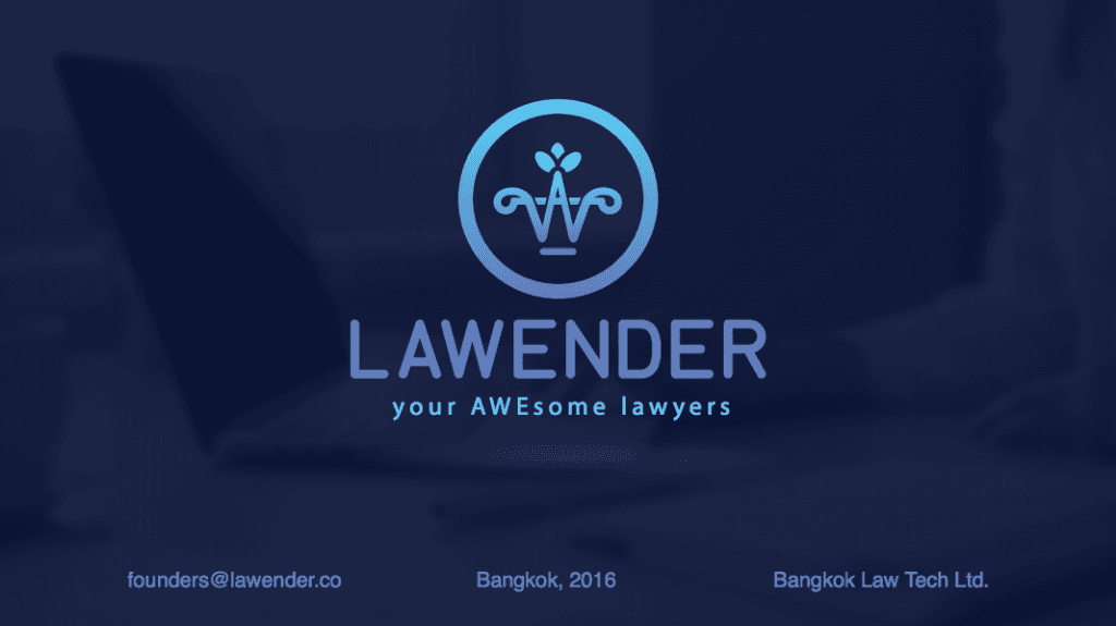 Bangkok Law Tech Ltd. cover